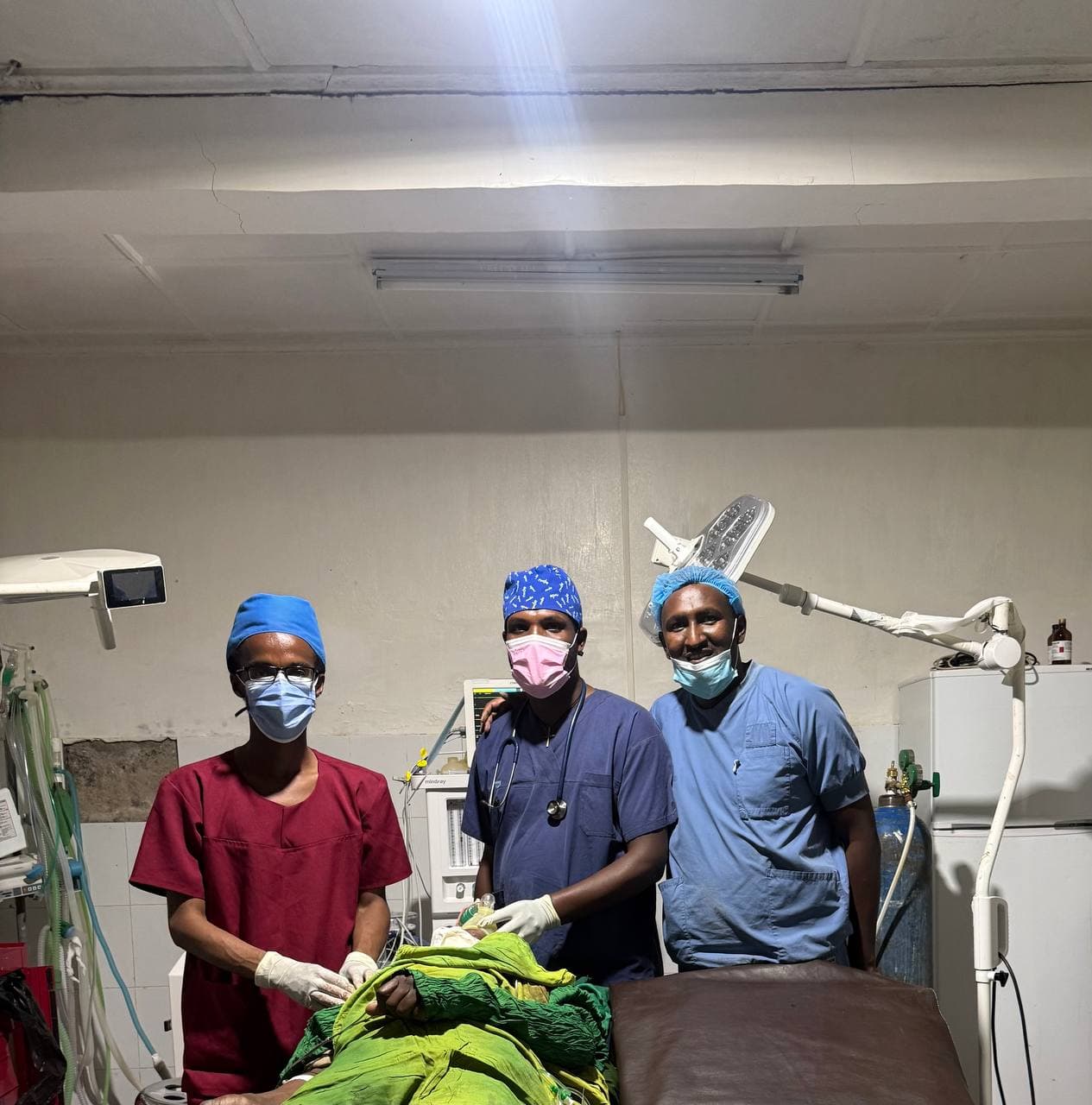 Madda Walabu University, Goba College of Medicine and Health Sciences Referral Hospital  successfully performed the first Head and Neck Cancer Patient Operation
